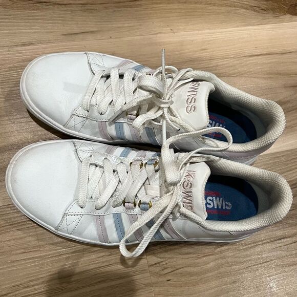 K Swiss Striped Sneakers Women’s 9 - Picture 4 of 7